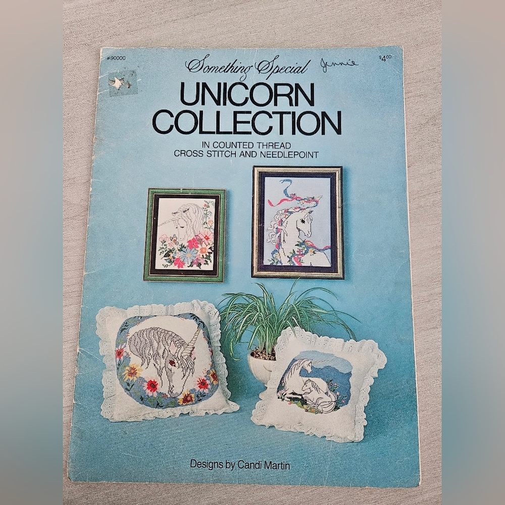 Something Special Unicorn Collection Counted Cross Stitch Needlepoint Leaflet